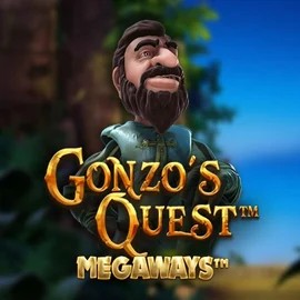 Gonzo's Quest Megaways slot visual from Red Tiger Gaming available on spinorhinoo.gr
